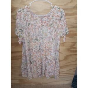 Women's Tier Large Top Watercolor Shirt